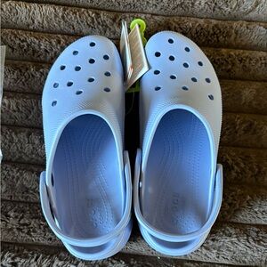 Women’s size 10 Platform Crocs in Light Blue